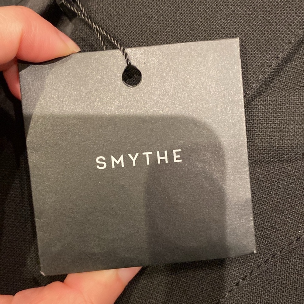 Smythe / NWT One Button Tux Stripe Blazer cobalt black 2 - Picture 10 of 10